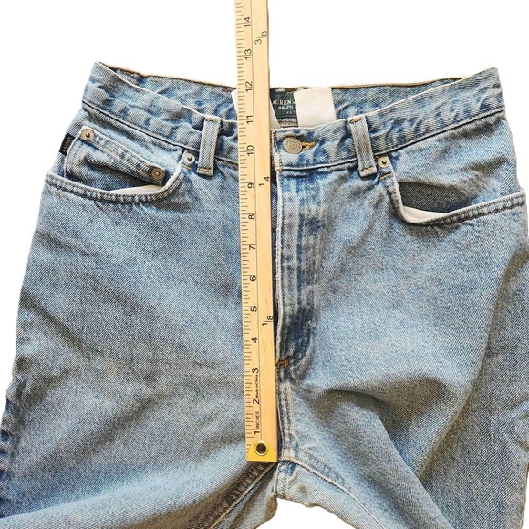 Lauren Jeans Co Womens Light Wash Straight Jeans Size 2 - Picture 8 of 14